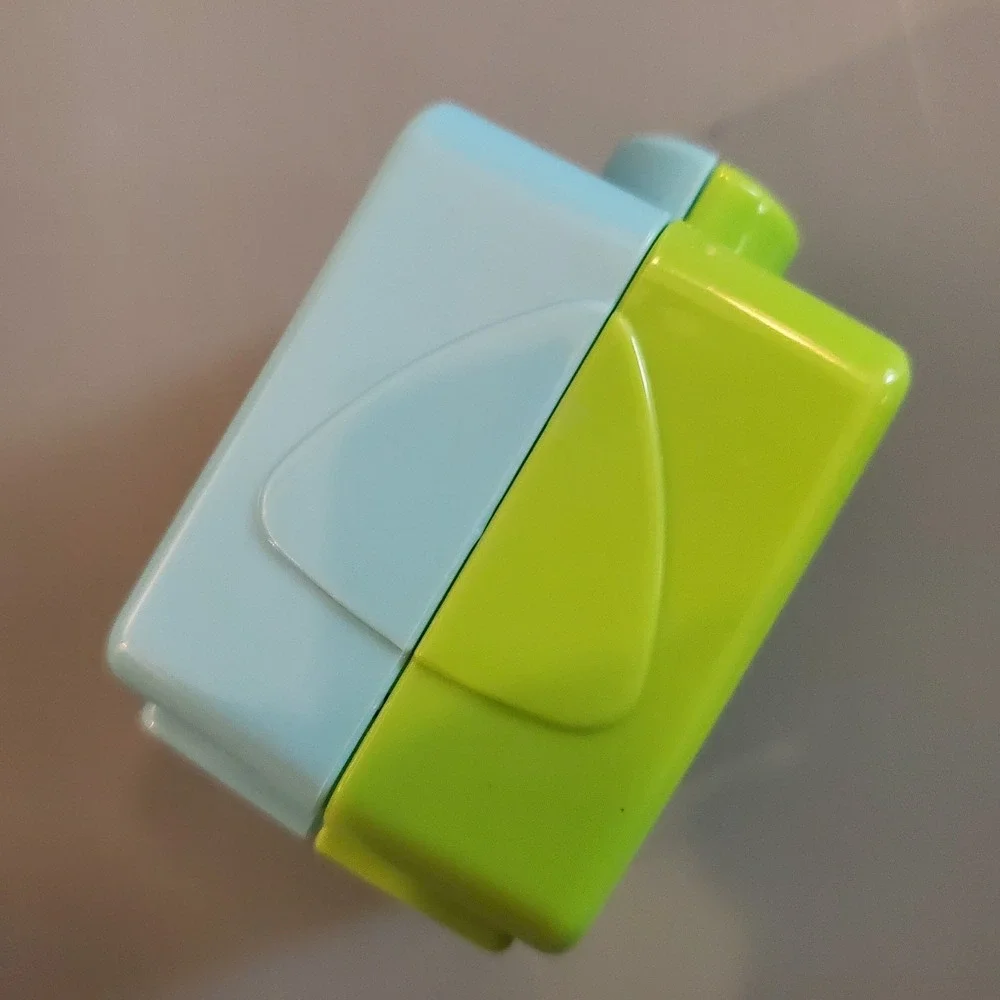 VTech Ultimate Alphabet Activity Cube Replacement Letter Block H /‎ U Blue Green